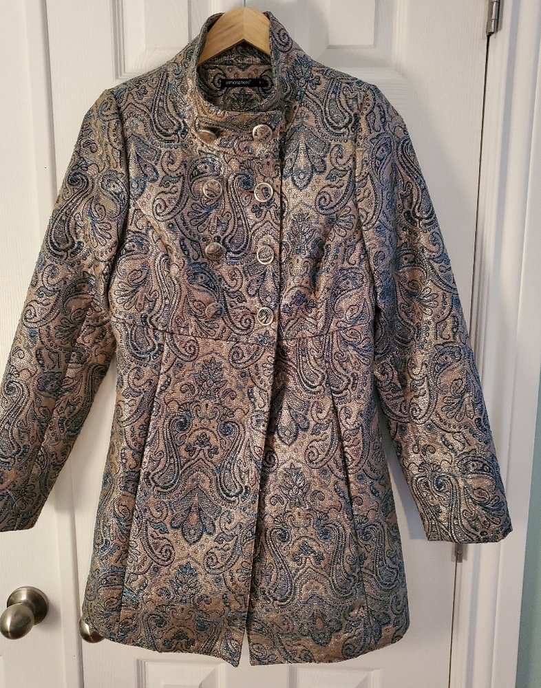 Atmosphere double breasted fitted jacket